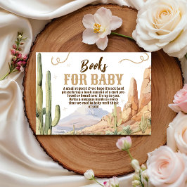 Carte D'accompagnement Western Books for Baby Card