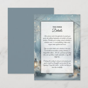Carte D'accompagnement Whispers d'un solstice d'hiver