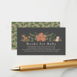 Carte D'accompagnement Winter Foliage Marine Baby Book Demande