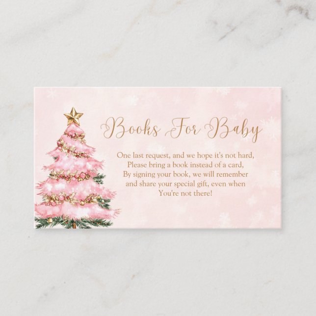 Carte D'accompagnement Winter Pink Baby Its Cold Outside Books For Baby (Devant)