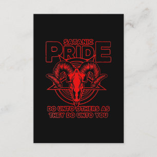 Carte D'accompagnement Womens Satanism Pagan Goat Satan