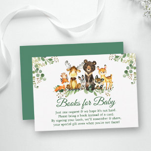 Carte D'accompagnement Woodland Animaux Baby showers Livres pour Baby Car