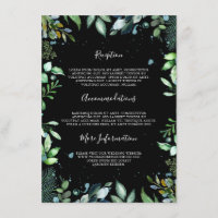 Woodland Greenery Information du Mariage Invité