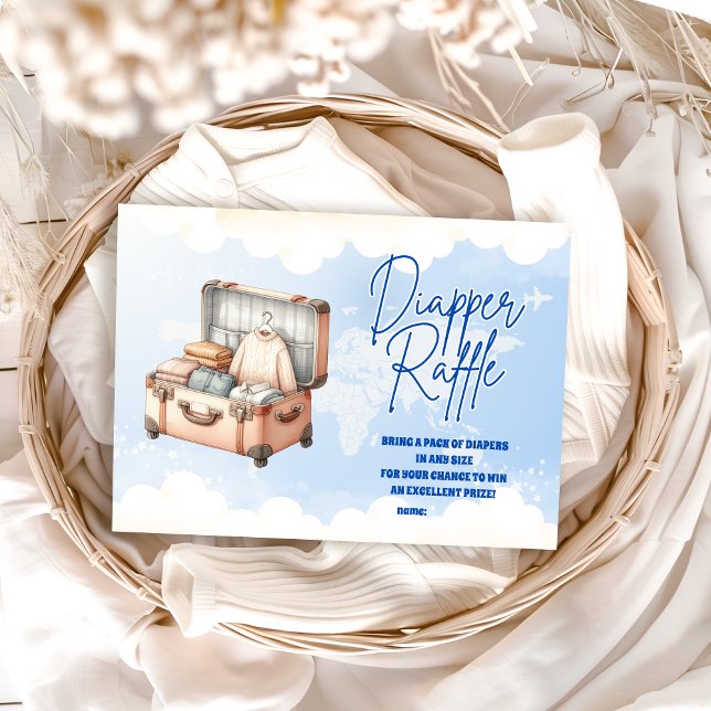 Carte D'accompagnement World Map Adventure Attend Diapper Raffle (Créateur téléchargé)