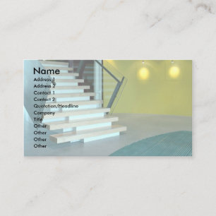 Carte D'accompagnement Zone d'accueil et escalier pour le design