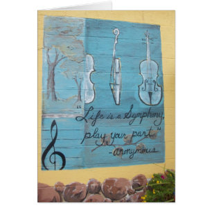 CARTE D'ACCUEIL : Linden Hills "House of Music"'_