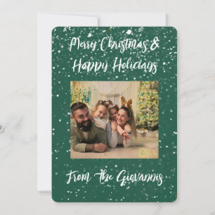 CARTE D'ACCUEIL PERSONNALISÉE MERRY CHRISTMAS