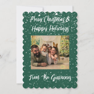 CARTE D'ACCUEIL PERSONNALISÉE MERRY CHRISTMAS