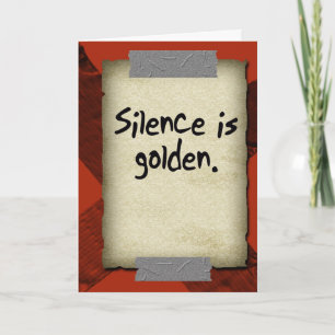 Carte d'accueil sur bande Duct