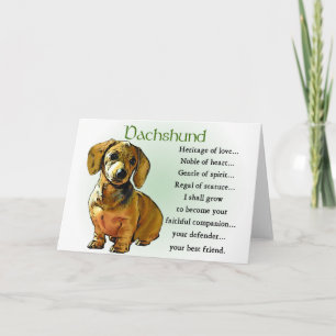 Carte Dachshund Gifts