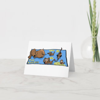 Carte Dachshund Passover Card!