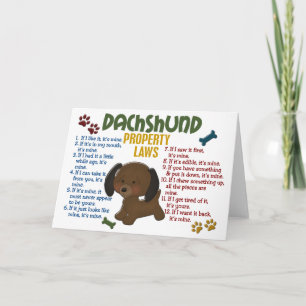 Carte Dachshund, propriété Lois 4