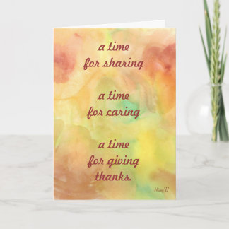 carte d'action de grâce