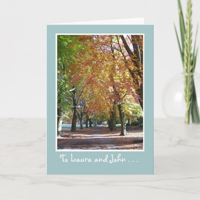 Carte d'action de grâce à la Personnaliser - Folia (Devant)