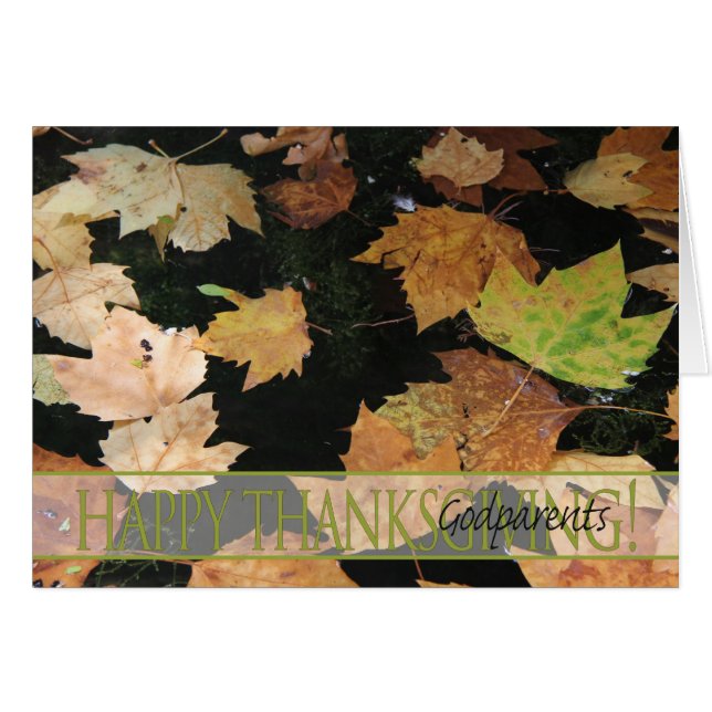 Carte d'action de grâce Goparents (Devant horizontal)