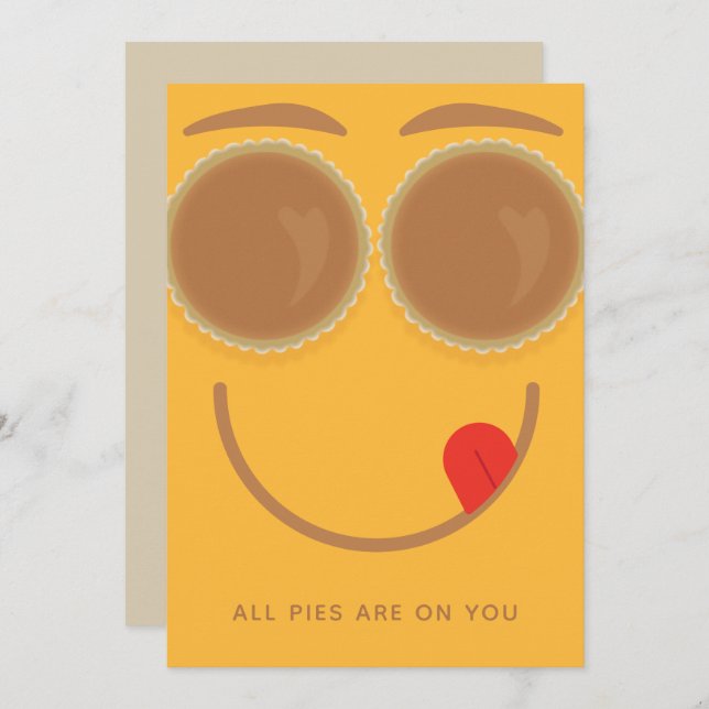 Carte d'action de grâces (Devant / Derrière)