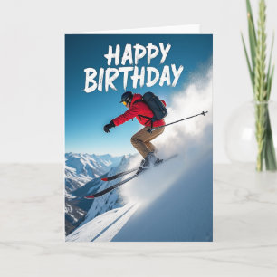 Carte d'action de ski aventure