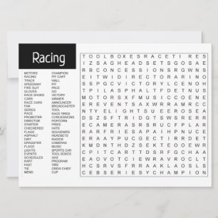 Carte d'activité à thème sportif