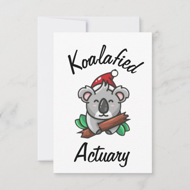 Carte d'actuaire Koalafied (Devant)