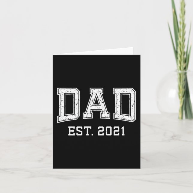 Carte Dad Est 2021 Dad D Fathers Day Ized  (Devant)