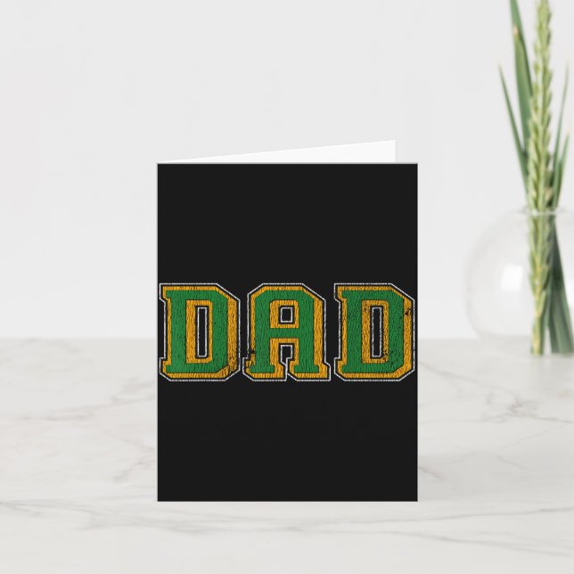 Carte Dad Logo Clic Bold Font Fathers Day Irish Dad P Gr (Devant)