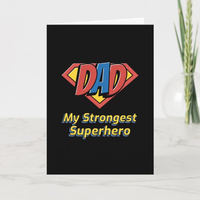 Carte DAD My Strongo Superhero (Devant)