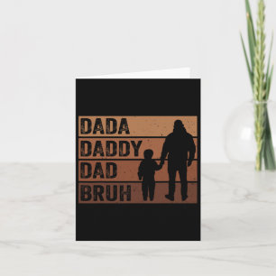 Carte Dada Daddy Papa Bruh Fête des pères JunetDix Melan