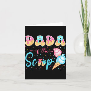 Carte Dada de The Scoop Ice Cream Gender Reveal Baby
