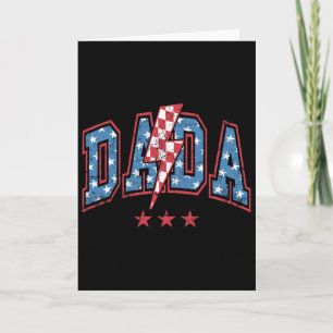 Carte Dada Mama Mini 4 juillet Famille Américaine Assort