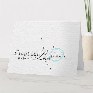 carte d'adoption congatation
