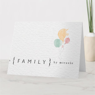 carte d'adoption de congatulations