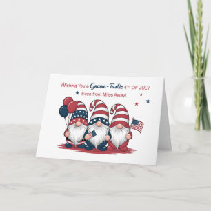 Carte D'Afar Tandis Away 4 Juillet Patriotique mignon