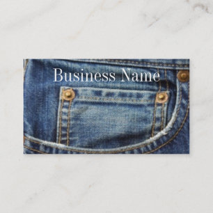 Carte d'affaires/profil de jeans