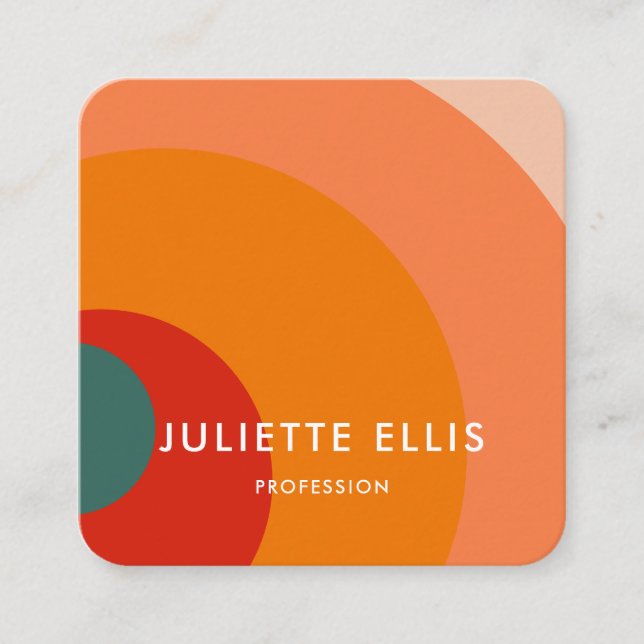 Carte d'affaires rétro (Devant)