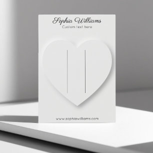 Carte d'affichage à épingle à cheveux minimaliste
