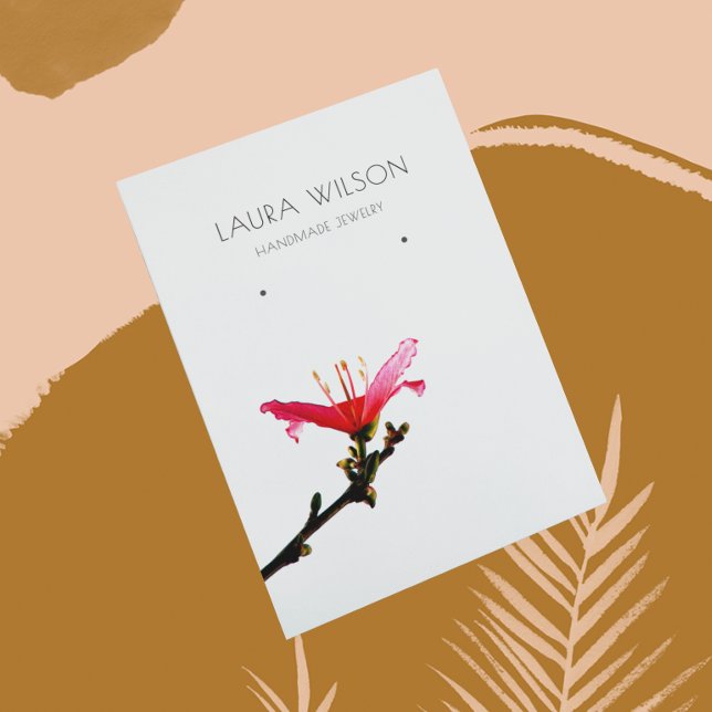 ©Carte d'affichage à oreille ・ Simplicité florale (Créateur téléchargé)