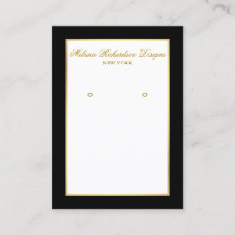 Carte d'affichage à oreilles Gold et Black