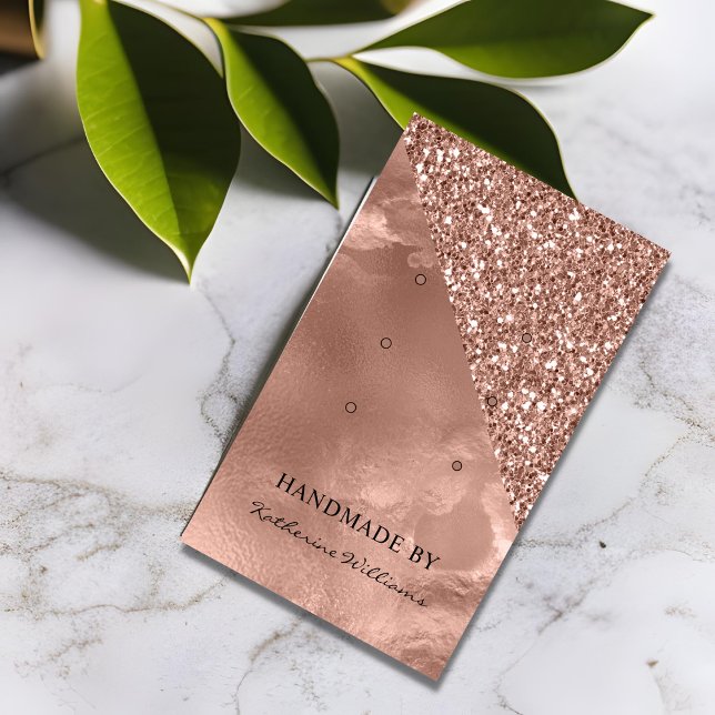 Carte d'affichage à trois oreilles | Or Rose et Pa (Créateur téléchargé)