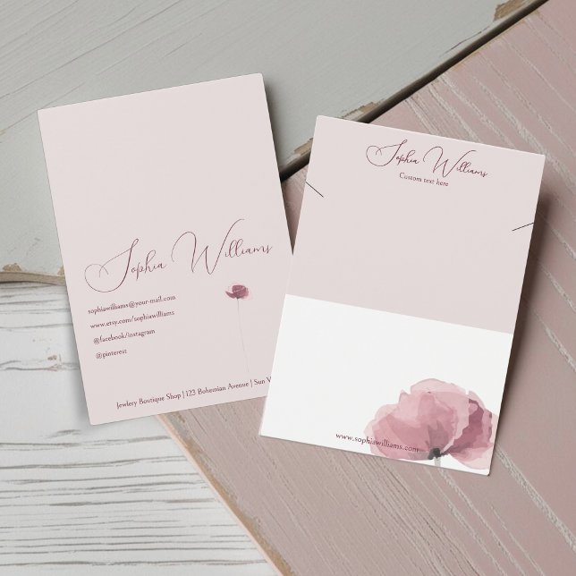 Carte d'affichage Abstraite collier de pavot (Créateur téléchargé)