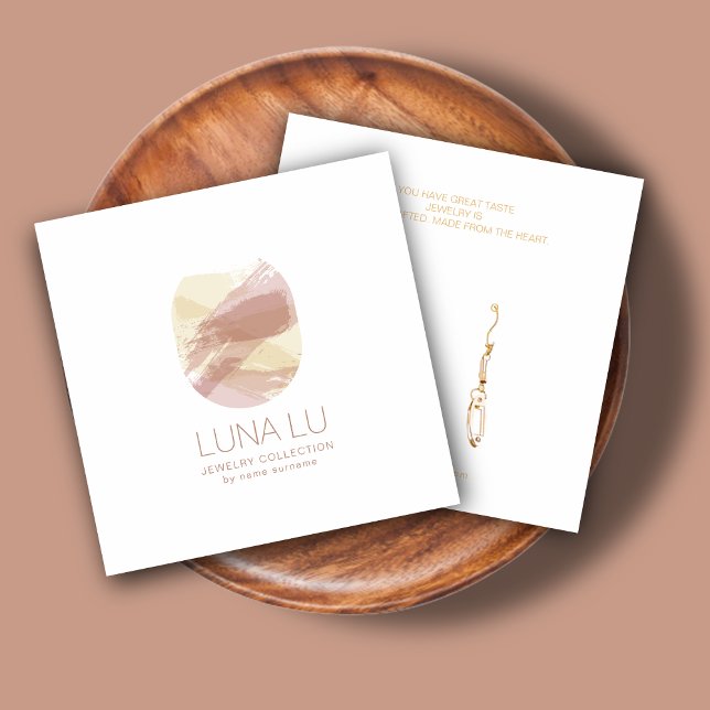 Carte d'affichage Abstraite minimaliste pour bijou (Créateur téléchargé)