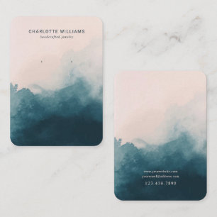 Carte d'affichage Blush et Navy Ombre Jewelry