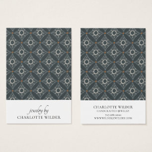 Carte d'affichage Boho Abstrait Shapes Charcoal Ea