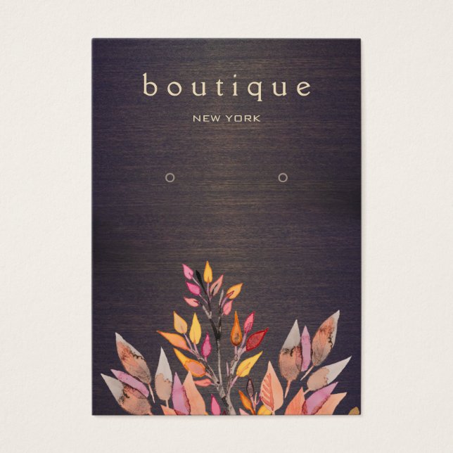 Carte d'affichage Boho Wood Jewelry (Devant)