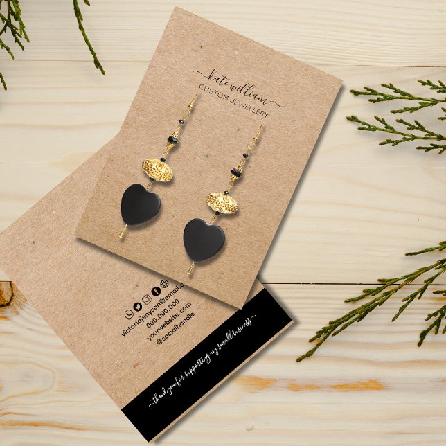 Carte d'affichage Calligraphie Kraft (Créateur téléchargé)