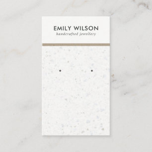 CARTE D'AFFICHAGE CHIC BLANC GRAY TERRAZZO