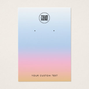 Carte d'affichage colorée Pastel Ombre moderne