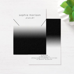 Carte d'affichage couleur noir et blanc