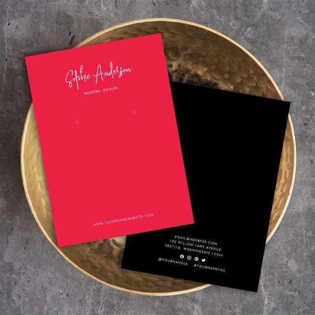 Carte d'affichage couleur personnalisée de script  (Créateur téléchargé)