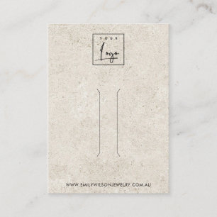 CARTE D'AFFICHAGE DE CLIP DE CHEVEUX EN STUCCO BLA