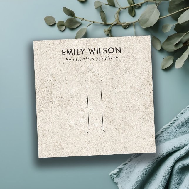 CARTE D'AFFICHAGE DE CLIP DE CHEVEUX EN STUCCO BLA (Créateur téléchargé)